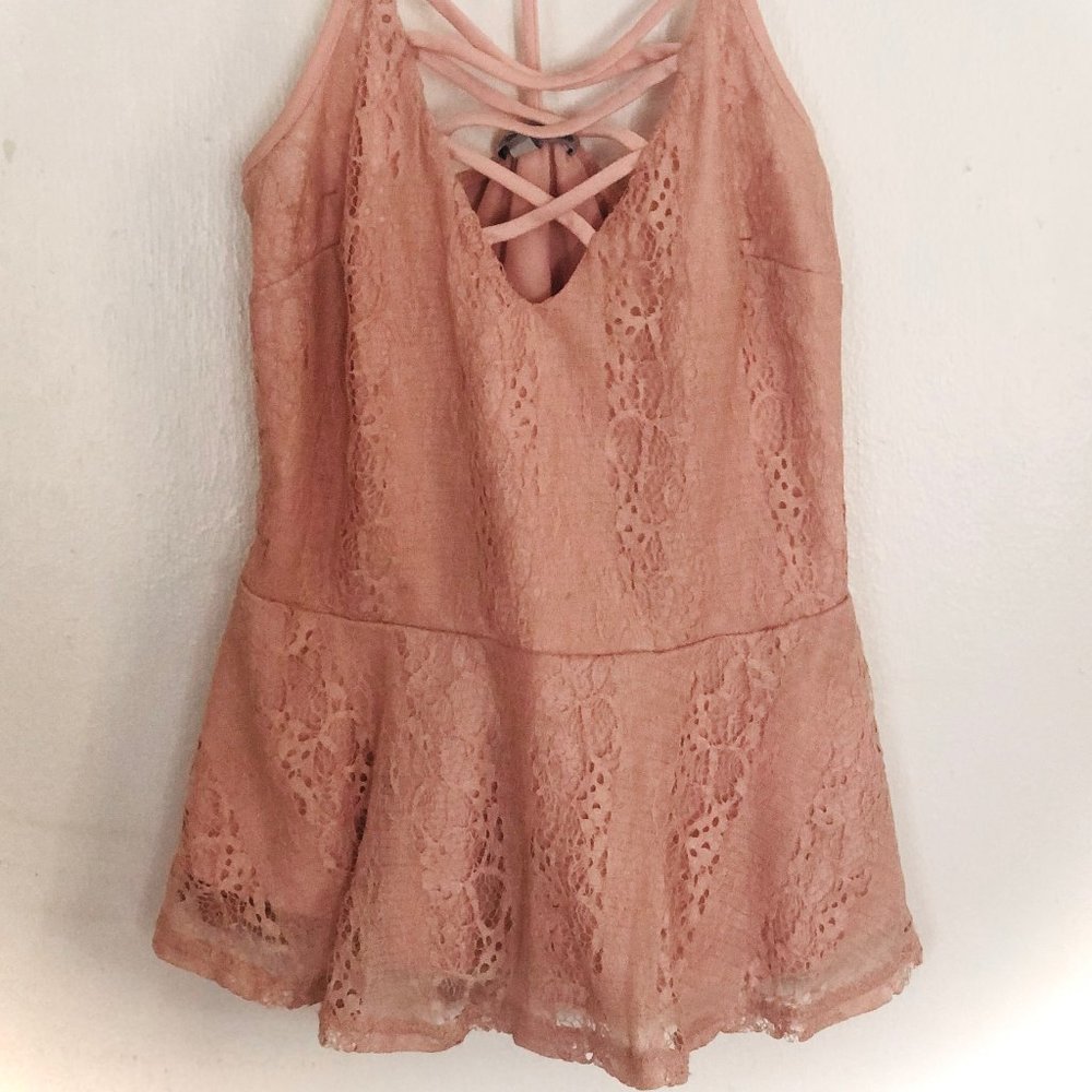Pink Lace top
